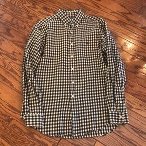 NWOT Men’s Med Ralph Lauren Black Flannel Shirt 🌟